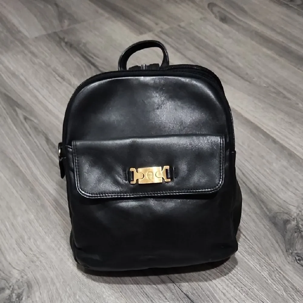 Y2K Black Etienne Aigner Backpack Sling Bag